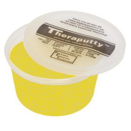 FABRICATION ENTERPRISES Fabrication Enterprises 10-2774 Theraputty Glitter Exercise Putty Yellow Sparkle X-Light - 1 lbs 319497